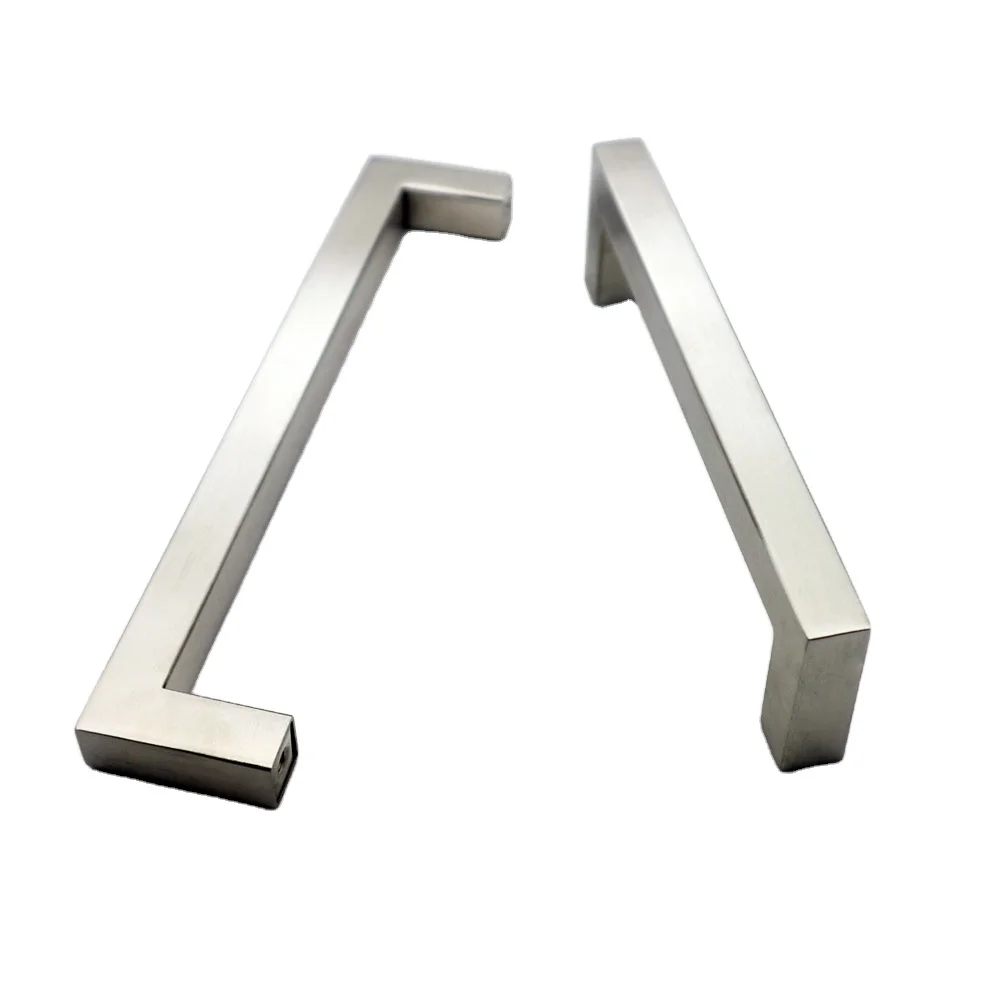manufacturer in China furniture kitchen hardware square bar pull handles silver black golden drawer handles