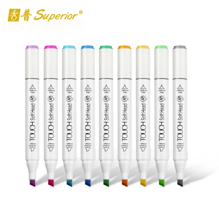 
Marker Pen set TOUCH Soft Head student hand-drawn animation color oil pen 12 colors-218 colors 