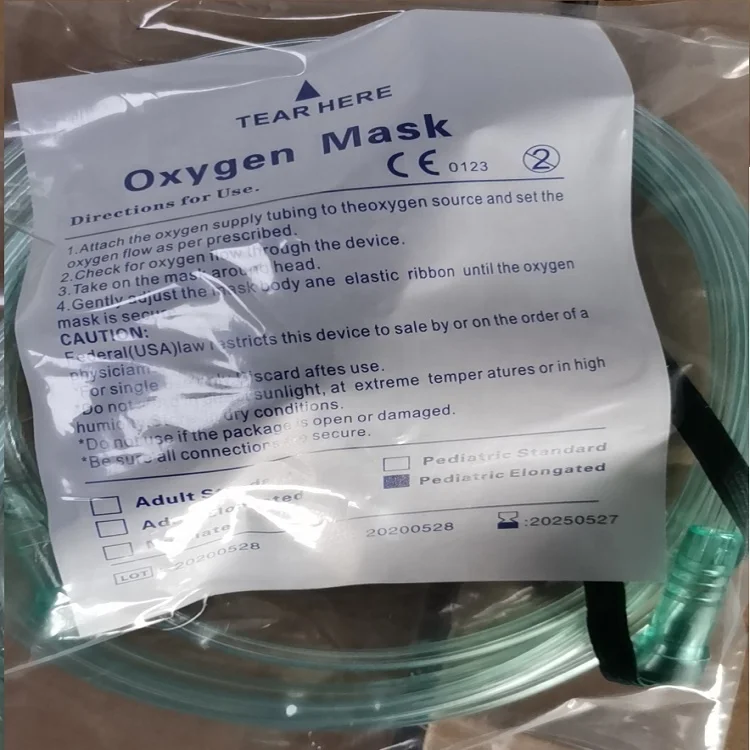 Ready to Ship Disposable Medical Oxygen Mask