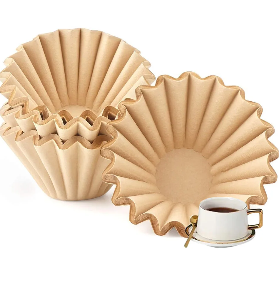 Full Custom Accepted Tea Filtering Paper Sheet Coffee Drip Filter for coffee maker disposable  basket bowl Coffee Filters paper