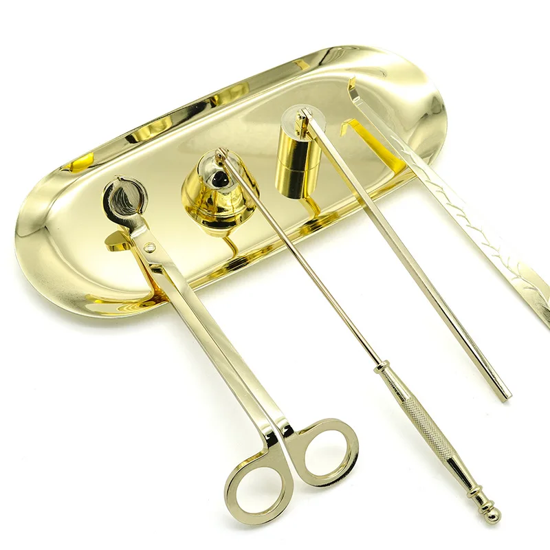 Custom Logo Hot Black Decoration Wick Trimmer Wick Trimmer Brass Candle Snuffer For Gifts