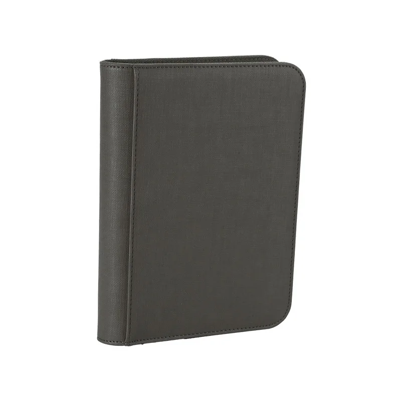 high quality waterproof pu leather 4 pocket card binder sports cards album