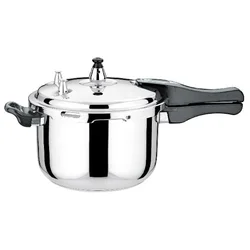 2021 Hot Sale Cookers U Shape Kitchenware 6L(24CM) Polished Pot Stainless Steel Pressure Cookers with Long Handle