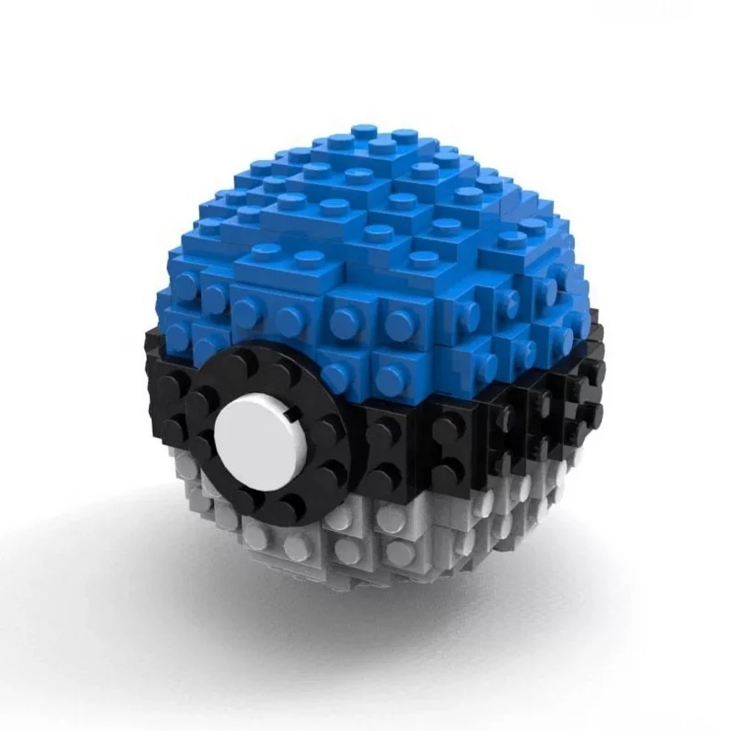 Zealed Wholesale Pokemoned Pikachu Building Block ABS Model Toy Set Educational Puzzle Stress Relief Blocks for Kids Anime Style