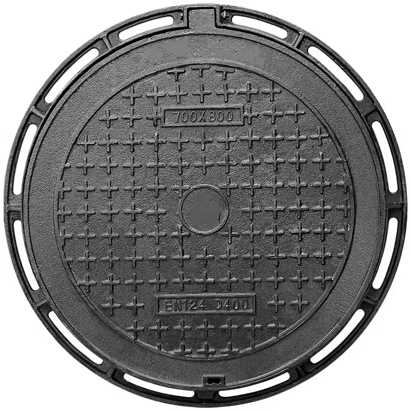 EN124 A15 B125 C250 D400 рамка Крышка люка 800*800 крышка из ковкого железа для