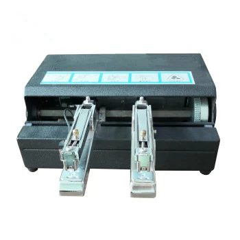 Automatic 2 heads stapler machine Gift Box sticking machine Binding machine