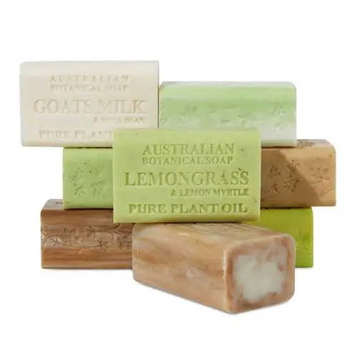 6.6 oz Australian Shea Butter Enriched Natural Tea Tree Oil Ingredient Tea Tree with Sage Extract soap Pack of 8