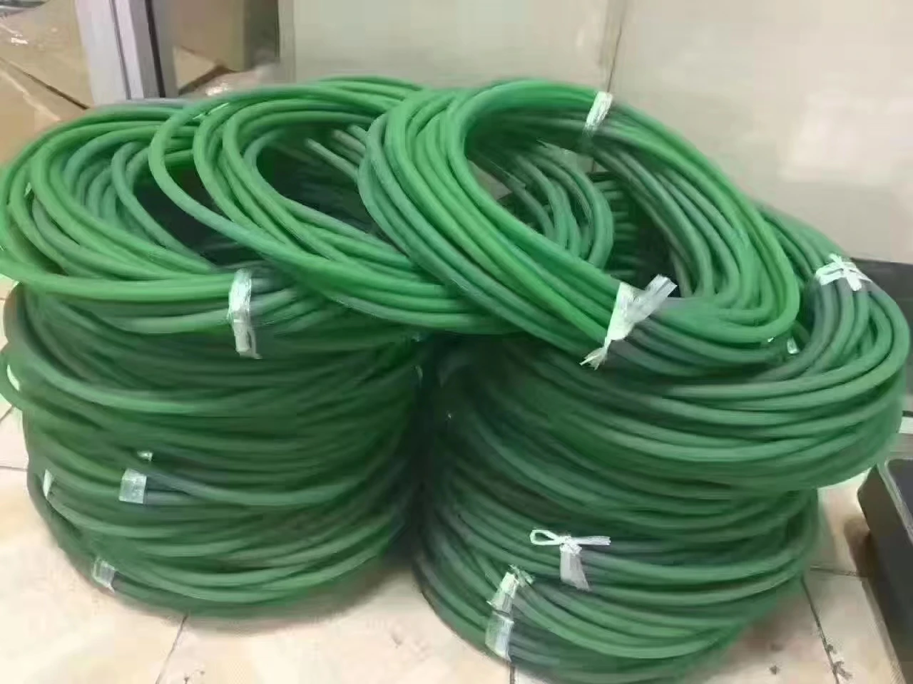 High Strength Pu Polyurethane Round Belt Pu Round Belt for Glass tempering furnace