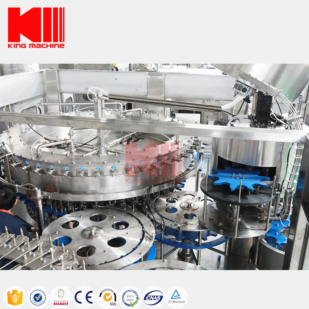 Automatic beverage energy cold drink soda soft sparkling water carbonated drink bottle making filling bottling machine