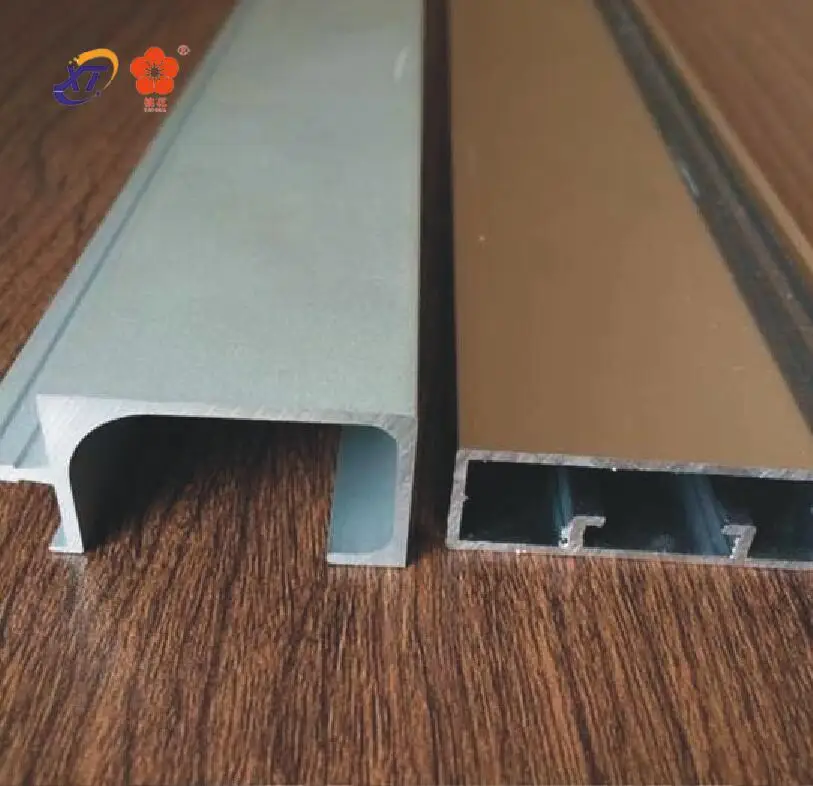 Manufacture custom finished aluminum kitchen cabinet g shape profile handle for gola profile