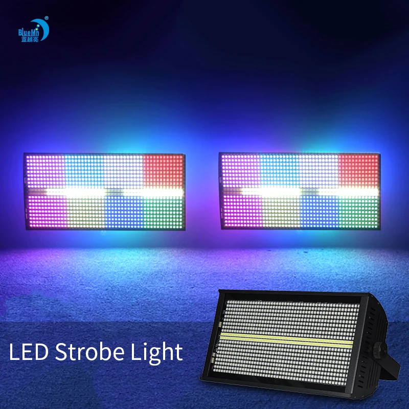 Factory Price DMX LED RGBW Strobe  (8 segments 960pcs RGB+96pcs White LED ) White Pixel Stage Bar  LED  Strobe Light withe
