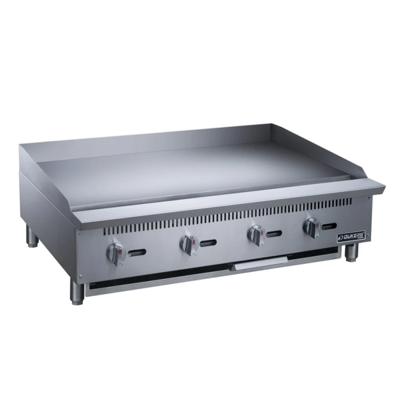 Stainless steel Commercial gas 48 inch counter top griddle flat top gas grill for restaurant kitchen