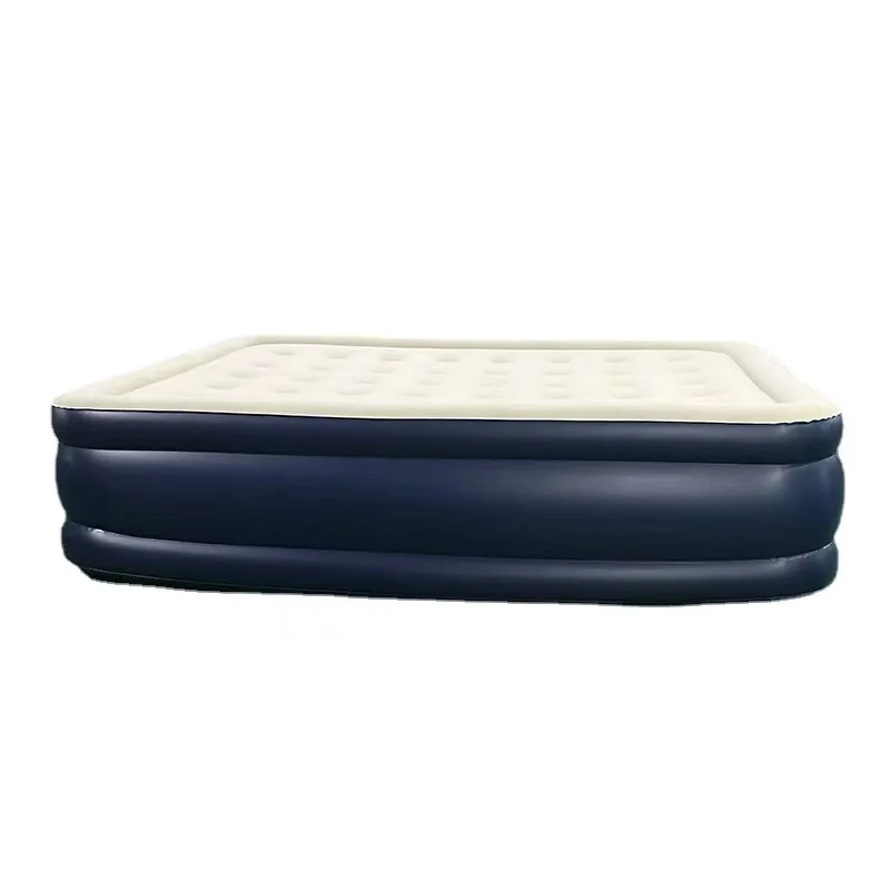 Direct Sales Ventilate Inflatable Mattress With Pump Elasticity Inflatable Mattress For Camping Wear Resistant Outdoors