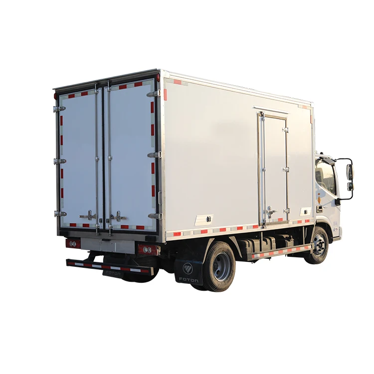 Foton Ollin  4x2 4.2m 130hp Freezer Food Cooling Van Refrigerated Truck for Vegetable and Fruit