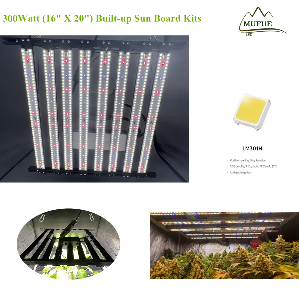 samsung lm301h evo lh351h Waterproof Full spectrum grow light kits For Strawberries and Fruits