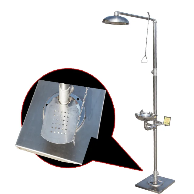 304 нержавеющая сталь, Заводская розетка, ручной и пищевой контроль, комбинированный глазной мойщик и Душ