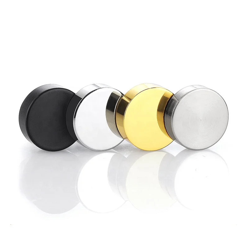 Industry male and female mirror protector advertisement nail covers round screw metal head cover