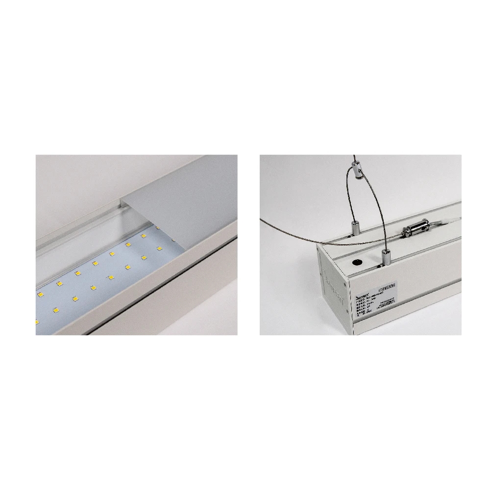 SANBEN Latest Led Linear Light 20W 100lm/w Aluminum Continuous Seamless Splice Pendant Surface Mounted for Supermarket