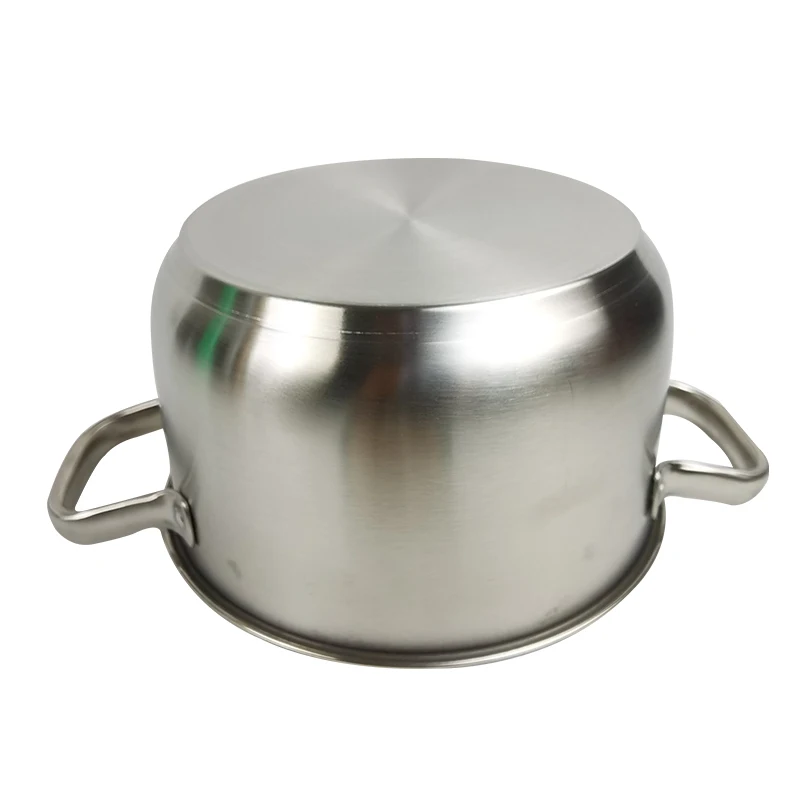 Manufacturer Customizable 3 Layers Stainless Steel Non Stick Cookware Pots Sets 6Pcs