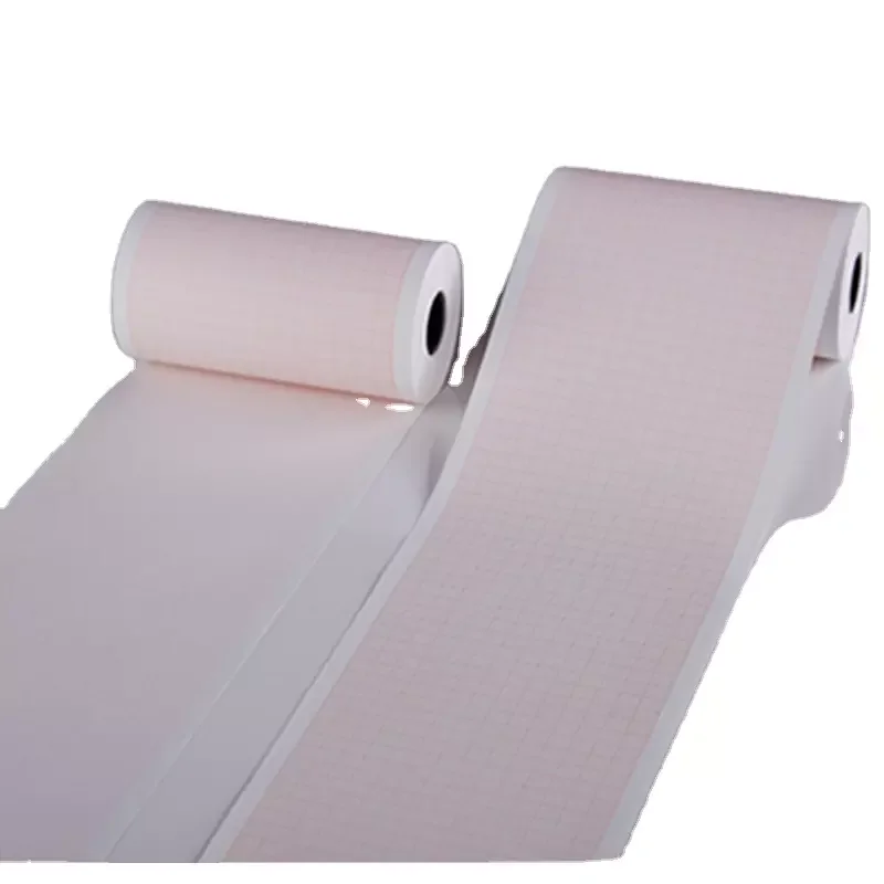 Multi size 215mm*20m ecg paper thermal paper rolls fold z paper machine ecg