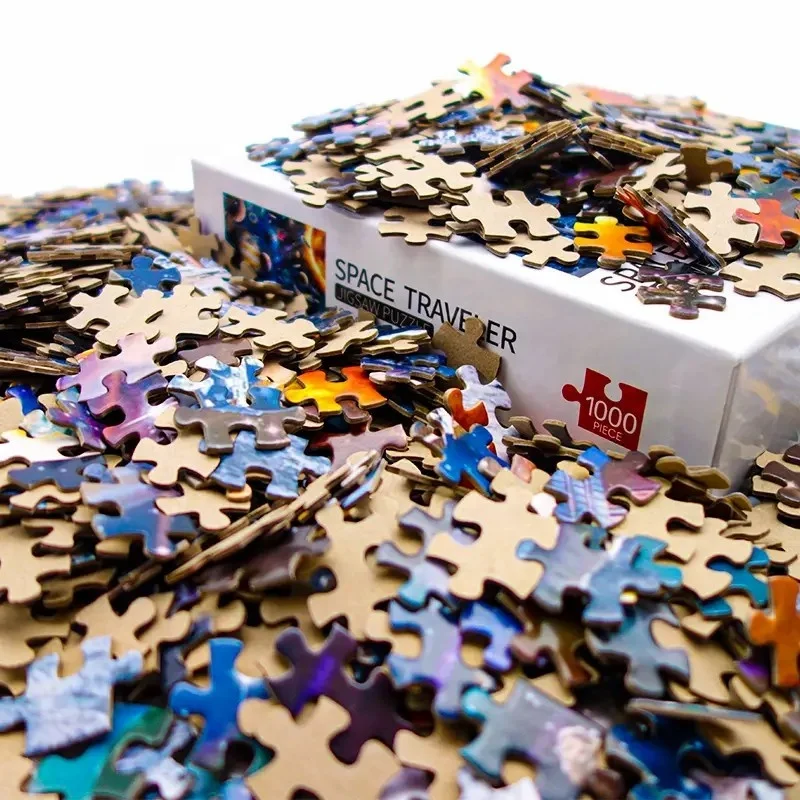 OEM custom Personalized Puzzle Game 100/500/1000/2000 Pieces Jigsaw Puzzles for Adult Kids Paper Jigsaw Puzzle Game