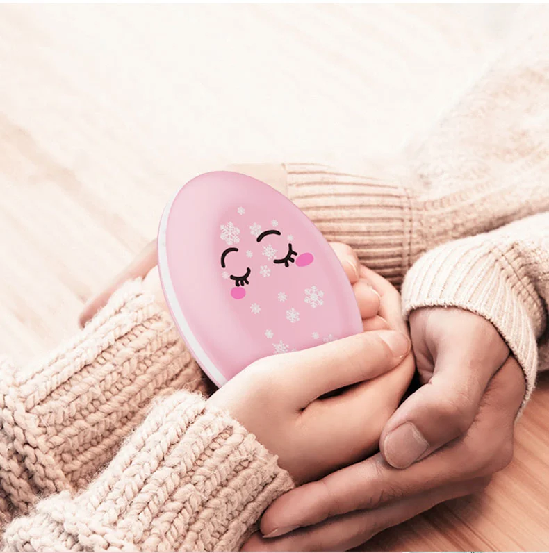 2021 new Rechargeable hand warmer/warm hands portable power bank 5000mAh charging treasure