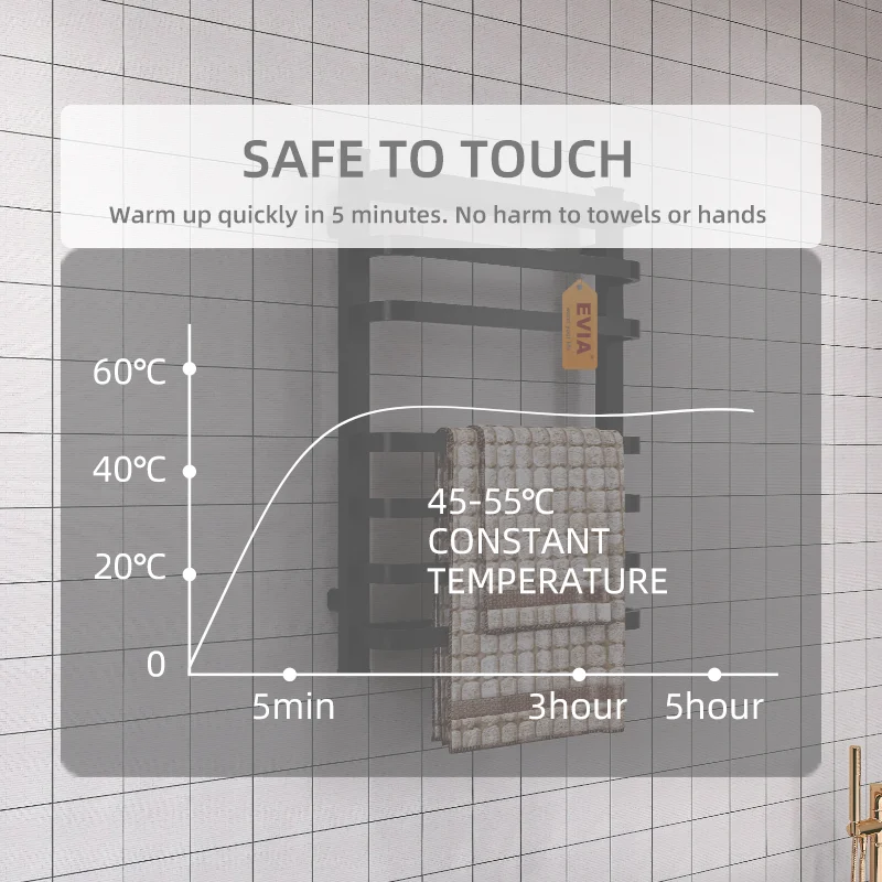 EVIA thermostat popular practical convenient hotel intelligent laundry towel dryer