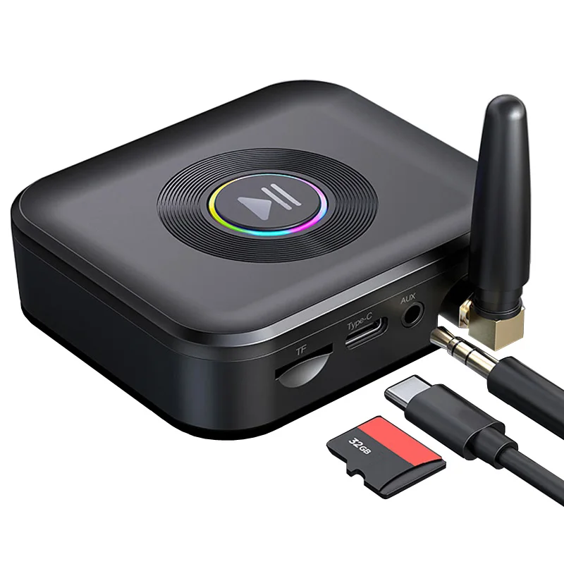 Hifi Wireless 5.1 Music Audio Receiver 3.5Mm Aux Wireless Adapter For Car Mp3 Player