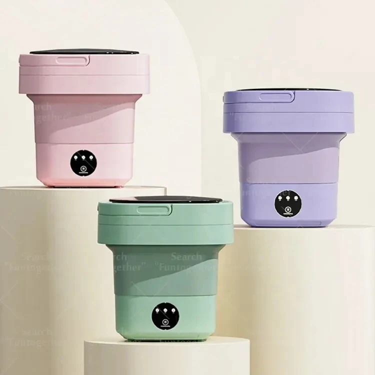6.5l Folding washing machine underwear portable small household dormitory mini washing machine sock washing artifact