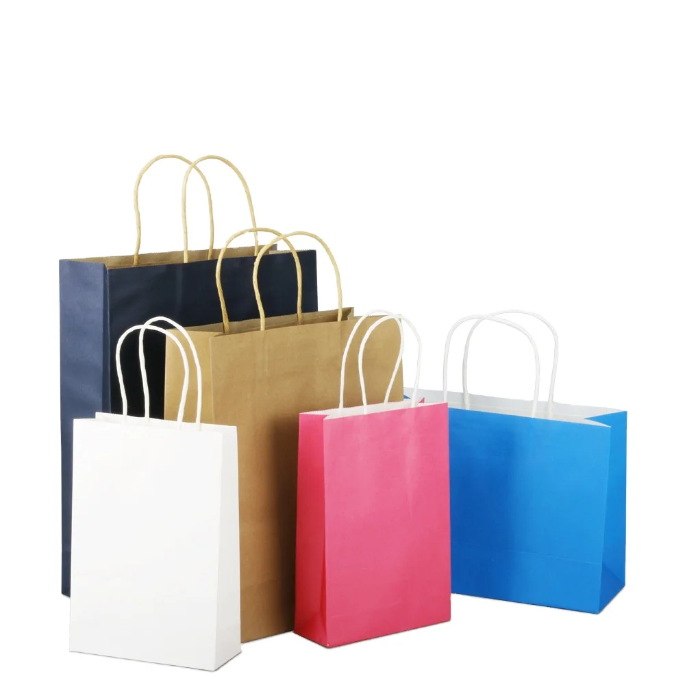 Custom Food Packaging Paper Bags  With Logo  Delivery Paper Food Bags For Food  Brown Paper Kraft Bag Custom