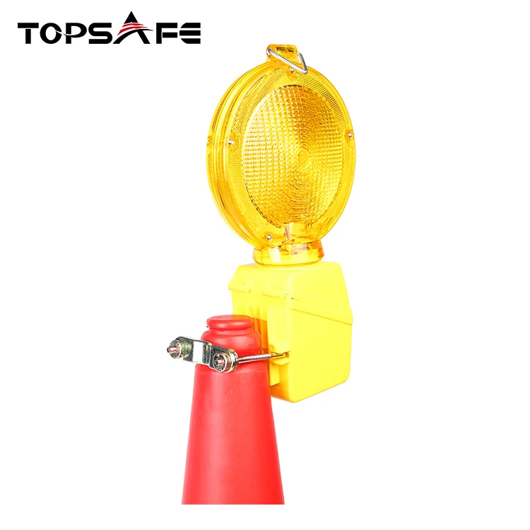 Flashing 2 Pce 6V Battery Yellow Flashing LED Remote Control barrier Warning Light