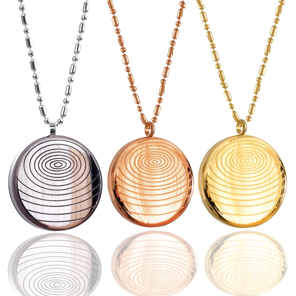 Custom 4 in 1 Stainless Steel Japanese Quantum Bio Scalar Magnetic Energy Pendant