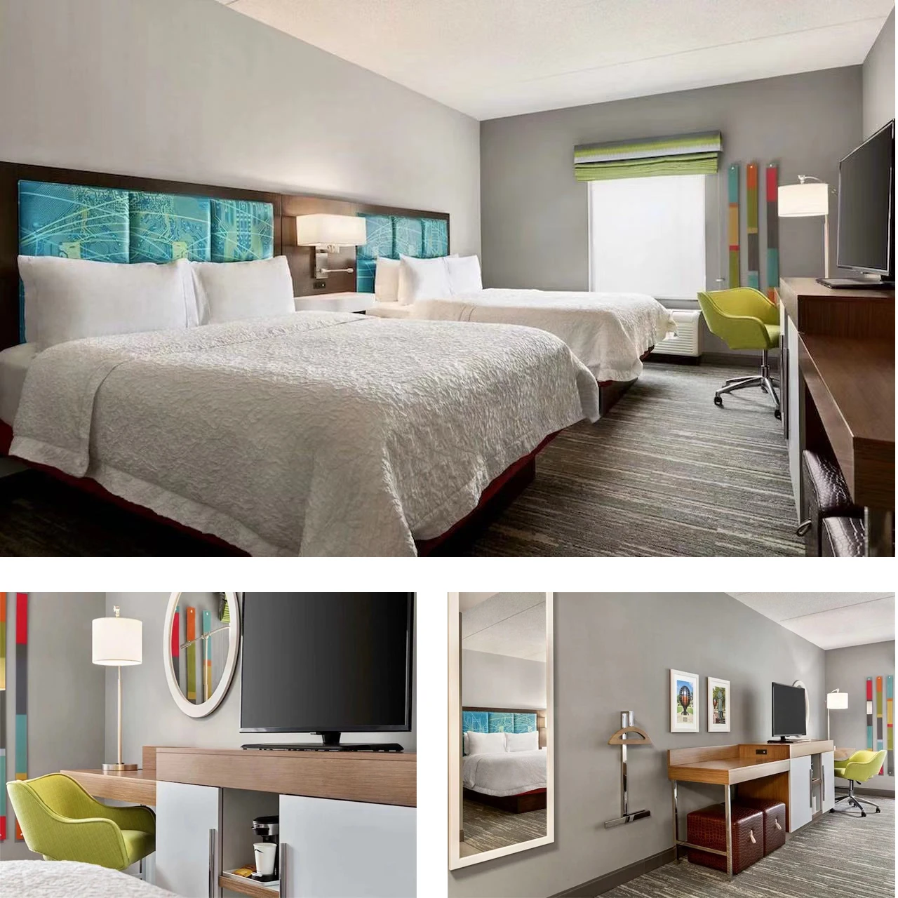 HP0120 Hotel Furniture Manufacturer Hampton Inn Modern New  Design Bathroom Vanity  For Customized Hampton Inn Hotel Furniture