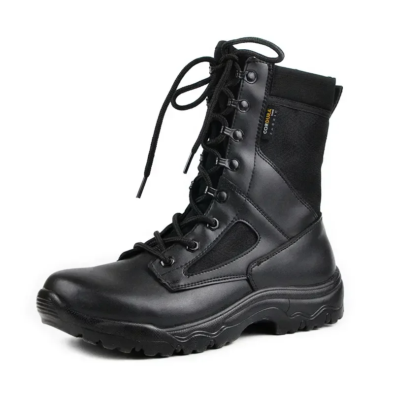 Hot Sales Breathable Mesh Light Weight Genuine Leather High-Cut Delta CQB Tactical Boots