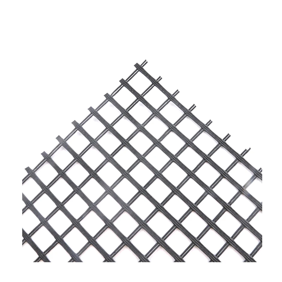 Polyester Geogrid Composite Geotextile Made Of Warp Knitted Terylene