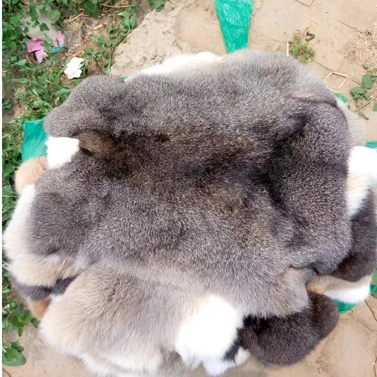Top Quality Real Rabbit Fur / Natural Rabbit Skin / Rabbit Skin Price with Factory Price