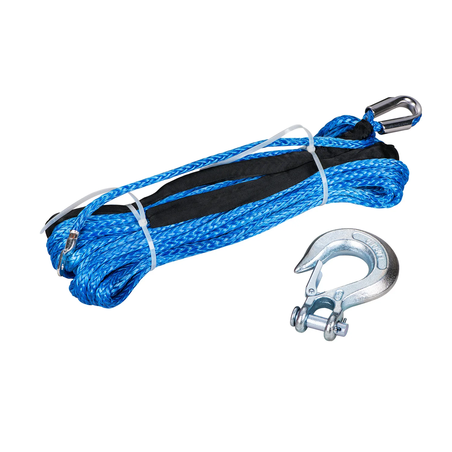 Blue Wire cable Synthetic Winch rope 12.0mm X25M for TDS-16.5 winch.