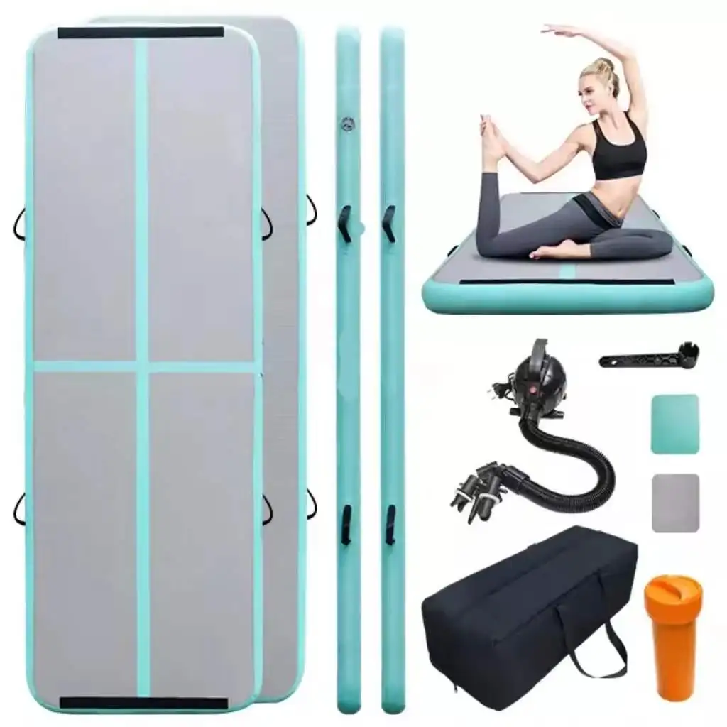 2022 Newly style Gymnastic mat Flat practice Inflatable protection Taekwondo air cushion somersault dance mat