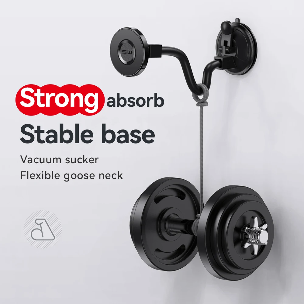 Hands Free universal dashboard windshield Long Arm gooseneck mobile holder Car Mount Strong Magsafing Magnetic Car Phone Holder