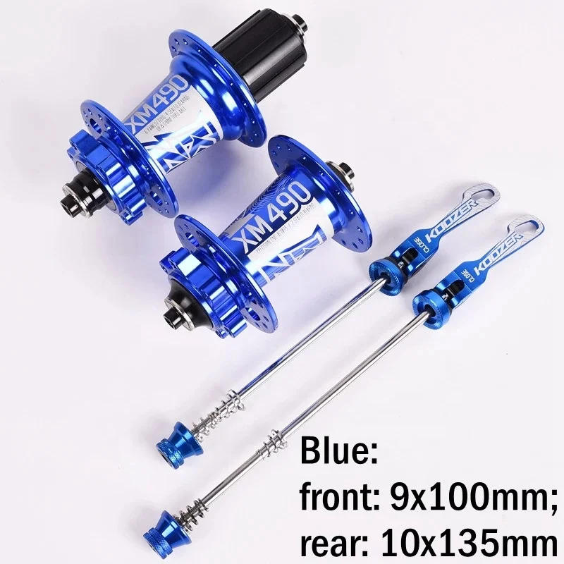 Ступица для горного велосипеда Koozer XM490PRO, 4 подшипника, 10*2021 мм, QR100 * 15 12*135 мм, 32 отверстия, дисковый тормоз для велосипеда, новинка 142