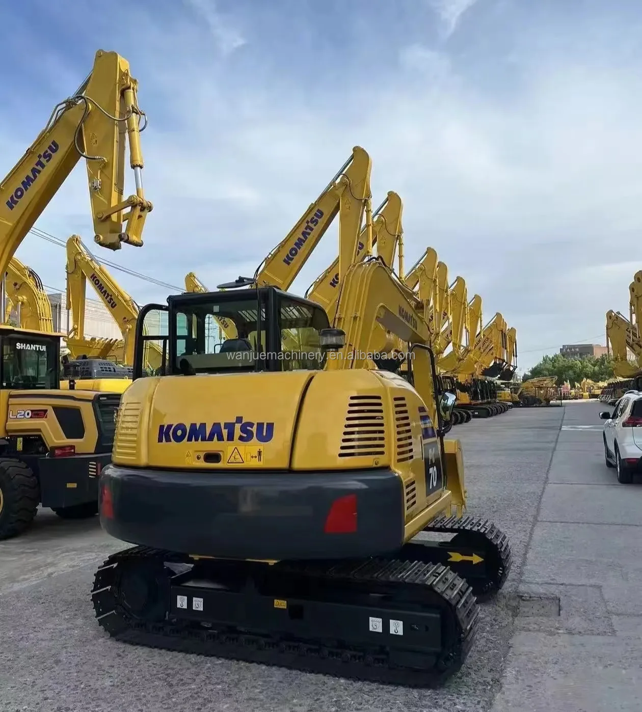 Высококачественный PC70LC-11MO мини-экскаватор Komatsu 7 тонн гусеничный тип японского происхождения с сердечником бестселлер