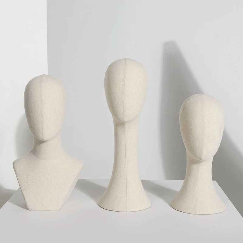 Head mannequins Lady model wig hat Silk scarf mask display dummy head model props mannequin