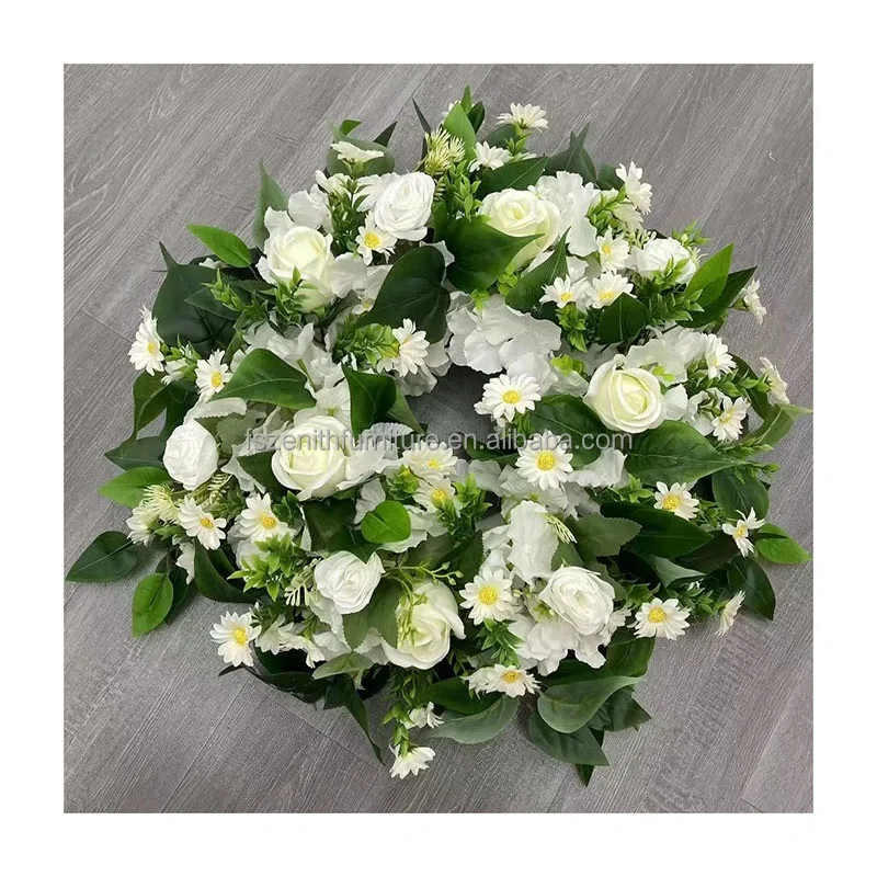 Funeral decorations artificial flower wreath funeral floral wreath
