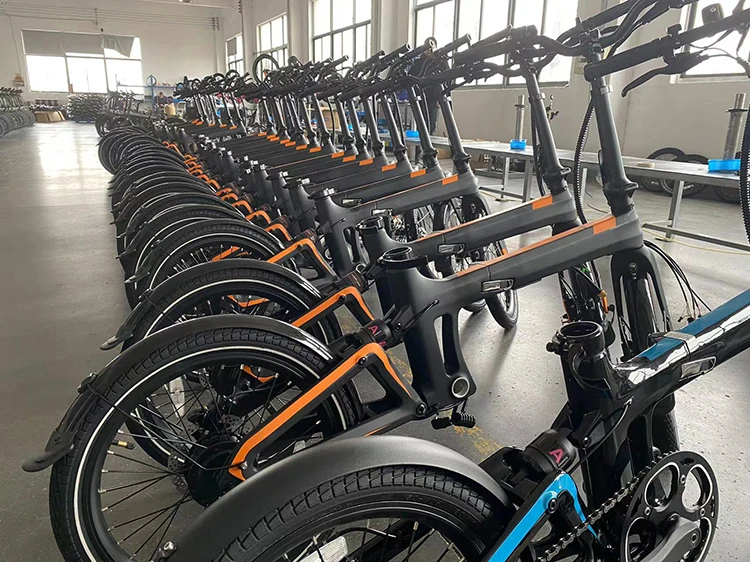 20 inch light weight bicicleta carbon fiber road electric bike lady 250w folding ebike