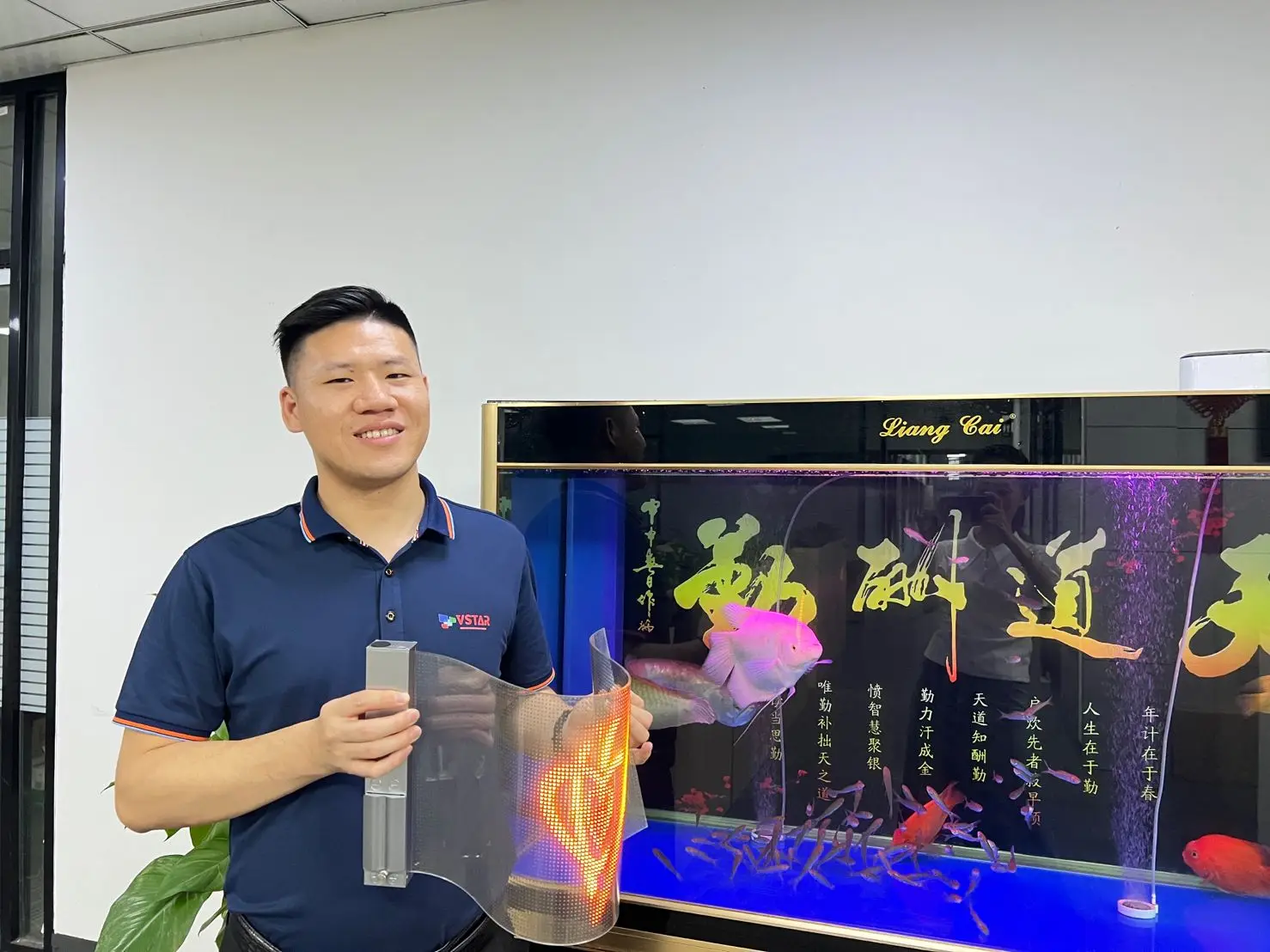 Adhesive Transparent6 Film 2023 Transparent Film Transparent Led Screen For Retail Stores