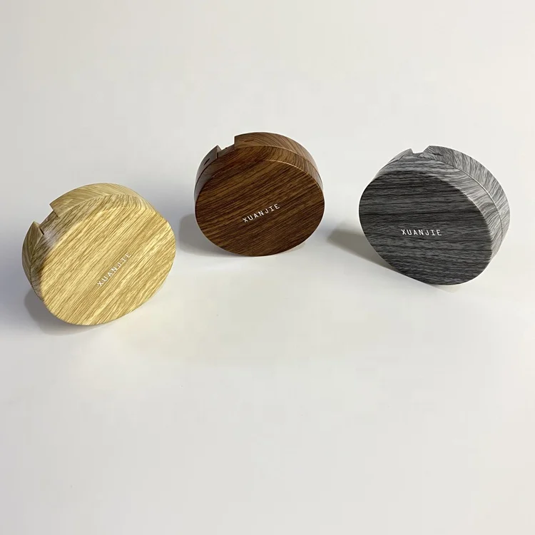 Разноцветный бамбуковый футляр для контактных линз, компактные пластиковые переносные деревянные футляры для контактных линз, принимается серебристый логотип A-096