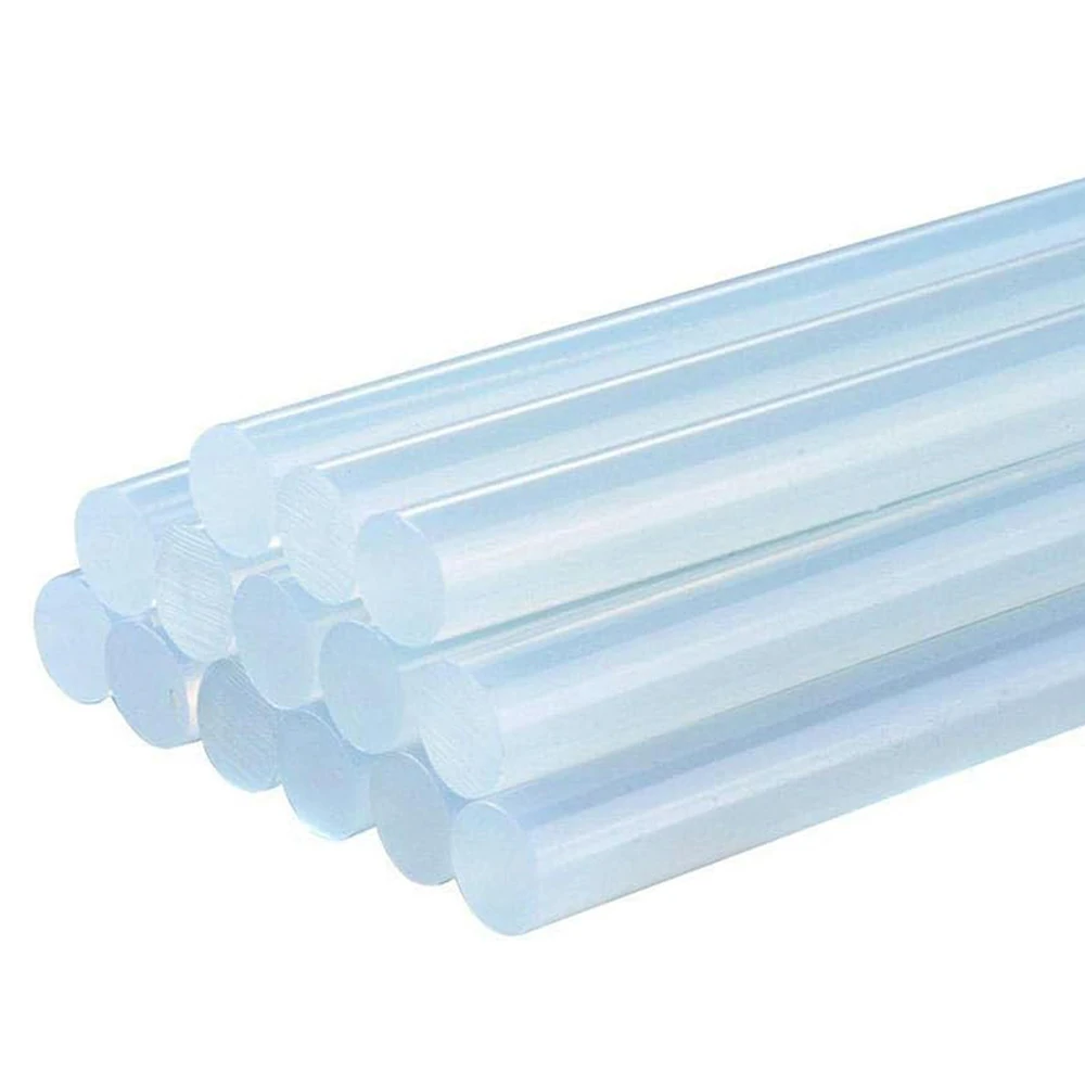 Оптовая продажа термоплавкие клеевые палочки 7 мм прозрачные цветные высокопроизводительные промышленные используемые