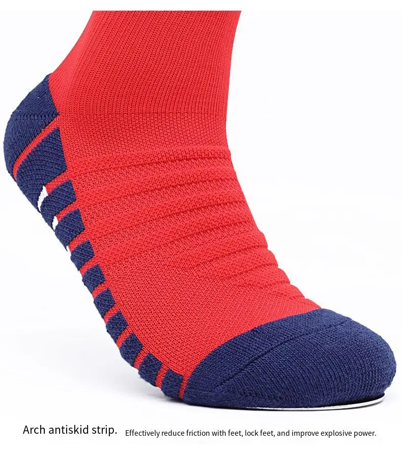 Paris star number football socks men fall non slip towel bottom tube socks wholesale sports socks