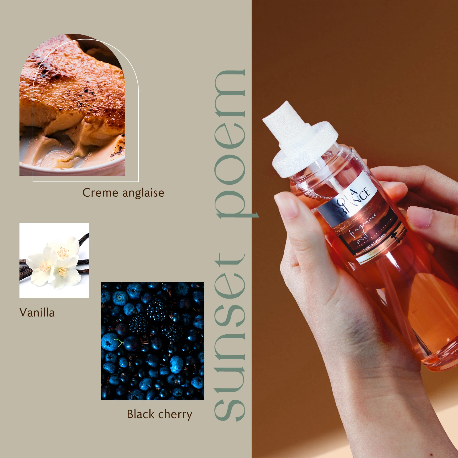 Wholesale 100ML AQUA BLANCE Floral&Fruity Women Perfume Fragance Body Spray Mist