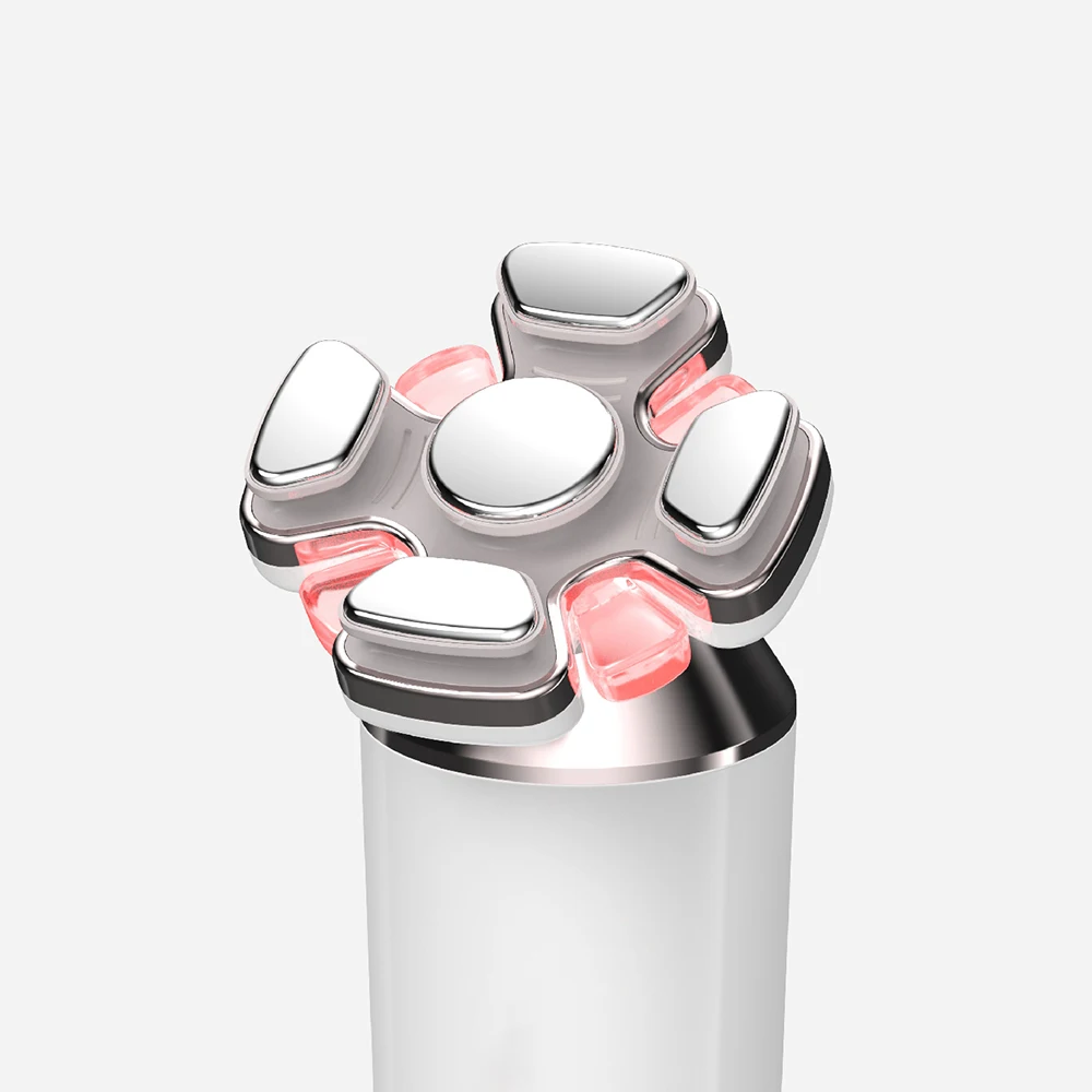 Unique Free Moving RF Head Three LED light Vibtraion EMS Home Use Radio Frequency Facial Beauty Device Instrument